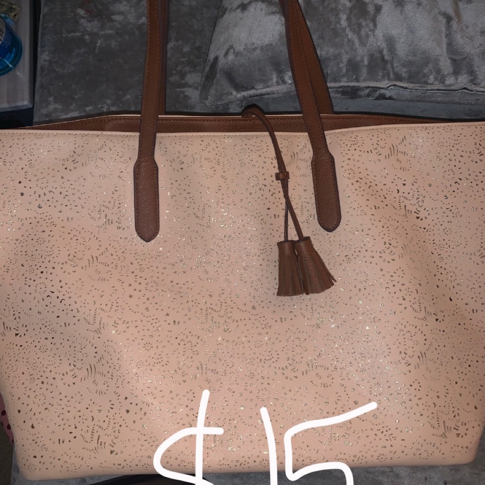 Elegant Tan Tote Bag